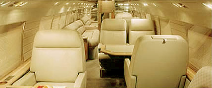 Innenansicht der Gulfstream III/G-III/G-300 Private Jet