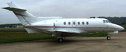 Hawker 700 private Jet